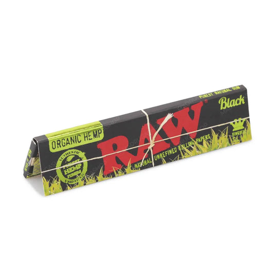 Black Organic Hemp King Size (No Tip)