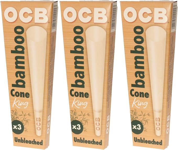 Bamboo King Size (3 cones per pack)