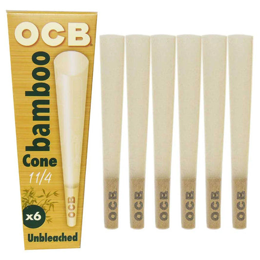 Bamboo 1 1/4 Size (6 cones per pack)