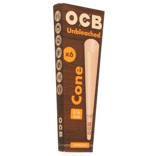 Unbleached 1 1/4 Size (6 cones per pack)